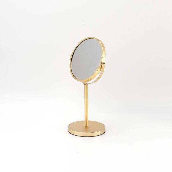 6-inch double-sided round makeup mirror bathroom makeup mirror dressing table makeup mirror with support custom