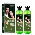 Ammonia Free Hair Color Cream No Stick Skin Gray Hair Treatment Hair Color Gel for Men and Women