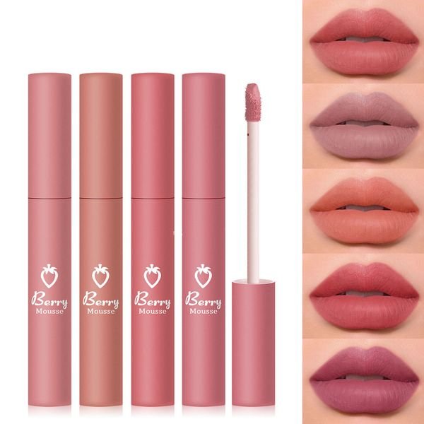 New High Quality Matte Lipstick 12 Colors Nude Lipstick Long-lasting Velvet Waterproof Lip Gloss