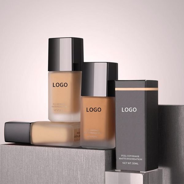 Private Label High Quality Long Lasting Cruelty Free Moisturizing Waterproof Matte Organic Vegan Makeup Liquid Foundation