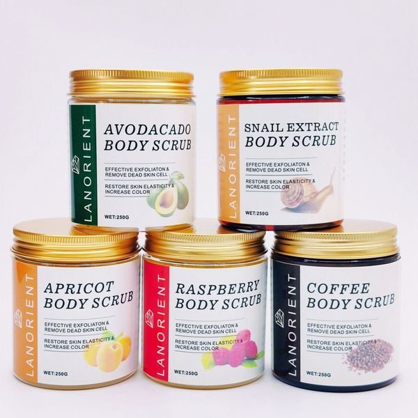 Private Label Exfoliating Natural Shea Butter Dead Sea Face and Body Scrub Olive Oil Body Scrub Wholesale Whitening Body Scrub