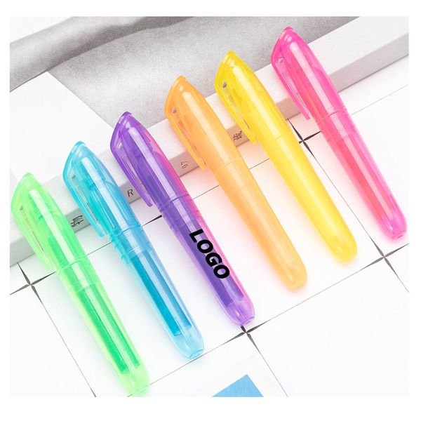Custom Multi-function Highlighter Pens , Portable & Durable, Ideal for Students & Scrapbookers
