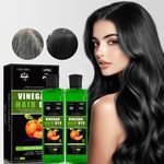 CAIGAIBAI Wholesale Best Selling Natural Factory Cheap Price Fruit Extract Hair Color Gel Black & Dark Brown 500 Ml*2