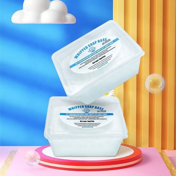 Lidercare Organic Whipped Salt Body Scrub Base Natural Foaming Whipped Sugar Scrub Base for DIY Body Scrub