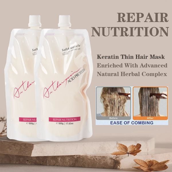 Argan Hair Mask Conditioner - Deep Conditioning Treatment - Keratin - Repair Dry, Damaged, Color Treated, Natural Hair Growth