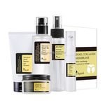 Private Label 6pcs Skincare Products Snail Mucin Collagen Anti-aging Face Cleanser Serum Facial Moisturizer Cream Skin Care Set