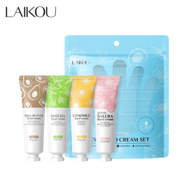 LAIKOU Sakura Blossom Moisturizing Hand Lotion 30g Refreshing Nourishing Whitening Anti-Wrinkle Repair Skin Care Set Hand Cream