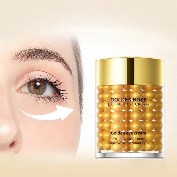 Wholesale 60g Hyaluronic Acid Gold Eye Cream Anti-Wrinkle Moisturizing Skin Care Phytochemical Extravagant Stay Late Eye