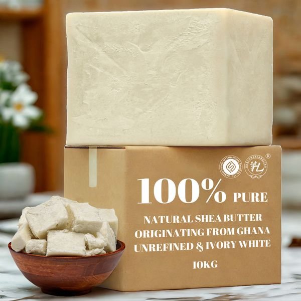 FF- African DIY Vegan Body Cream & Lotion Organic Materials Supplier,1 Kilo, Wholesale Raw Shea Butter Bulk Unrefined From Ghana