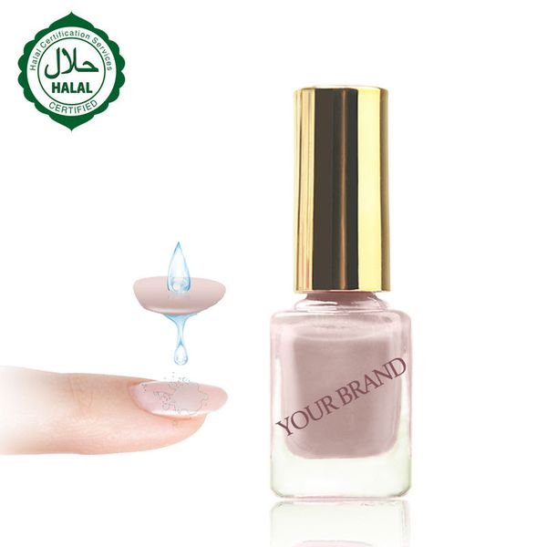 Nail Supplies OEM Private Label Water Permeable Nail Polish 15ml Breathable Halal Nail Polish