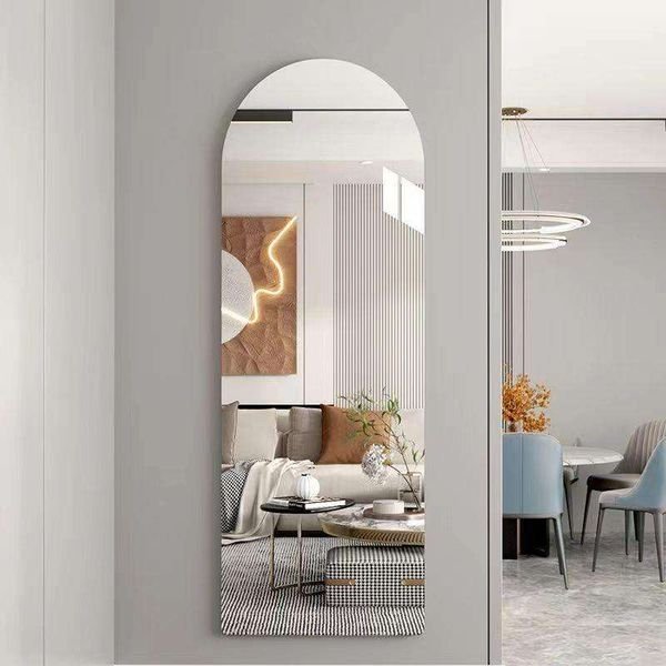 Hot Selling Flexible Acrylic Plastic Mirror Sheets, Wall Stickers, Full-length Frameless Mirror Tiles for Bedroom Decoration.