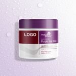 Custom LOGO MACA Purple Hair Mask Color-Safe Blonds Effect Suitable Deep Conditioning for Blonds Hair Care