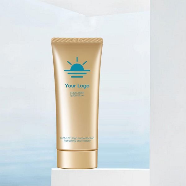 Private Label Organic UV Sunblock Cream SPF 50 Instant Whitening Relief Rice Sunscreen Cream Vegan Protection