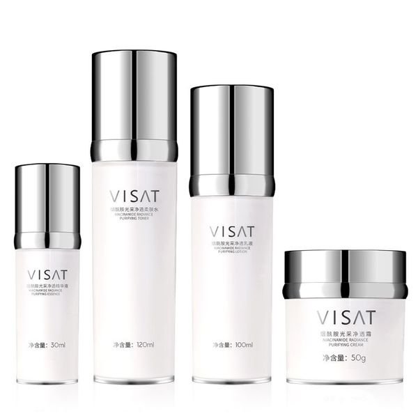 Korean Organic Vegan Face Serum Cream Skin Care Set Whitening Moisturizing Anti-Aging Products for Women Wholesale