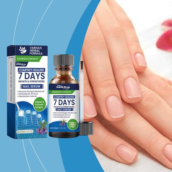 30ml South Moon Nail Repair Essence Nail Cleansing Gentle Repair Cuticle Brightening Repair Serum