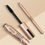 USHAS OEM/ODM Custom Wholesale Mascara+Eyeliner Pencil Long-lasting Waterproofing Volume Mascara Black Matte Private Label