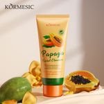 Private Label KORMESIC Acne Treatment Foaming Face Wash Facial Cleanser Deep Cleansing Papaya Exfoliating Cleanser