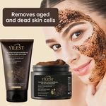 Natural Coffee Skin Body Scrub Balm & Gel Set Gentle Exfoliating Re-fresh Whitening Scrub for Skin