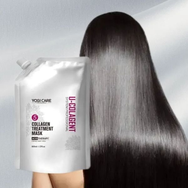Private Label 100% Organic Deep Moisturizing Hair Mask Repair Treatment Collagen Keratin Hair Mask
